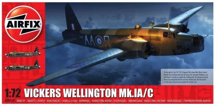 Airfix 8019 1:72 Vickers Wellington Mk.1A-C
