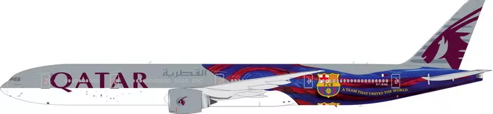 Eagle B-777-300 ER 1:200 Qatar FC Barcelona