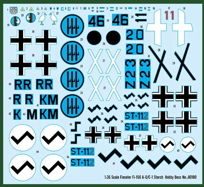 HobbyBoss 80180 1:35 Fieseler Fi-156 A-0-C-1 Storch