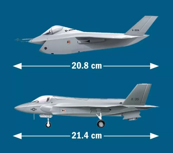 Italeri 1419 1:72 projet JSF X-32 et X-35BFW 189 A-1 A-2