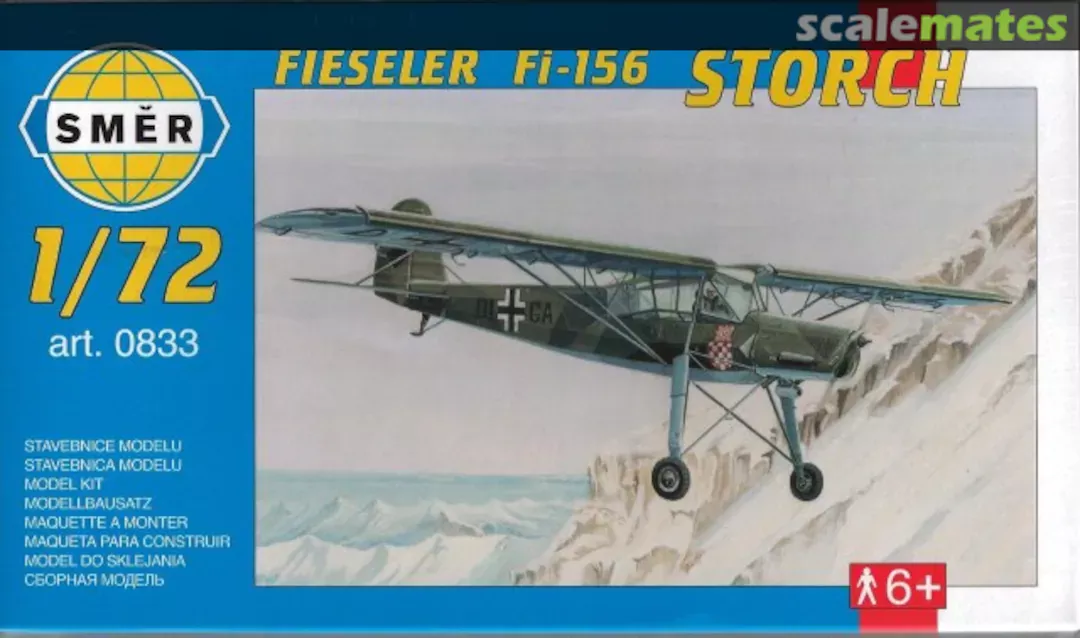 Smer 0833 1:72 Fieseler Storch Fi-156
