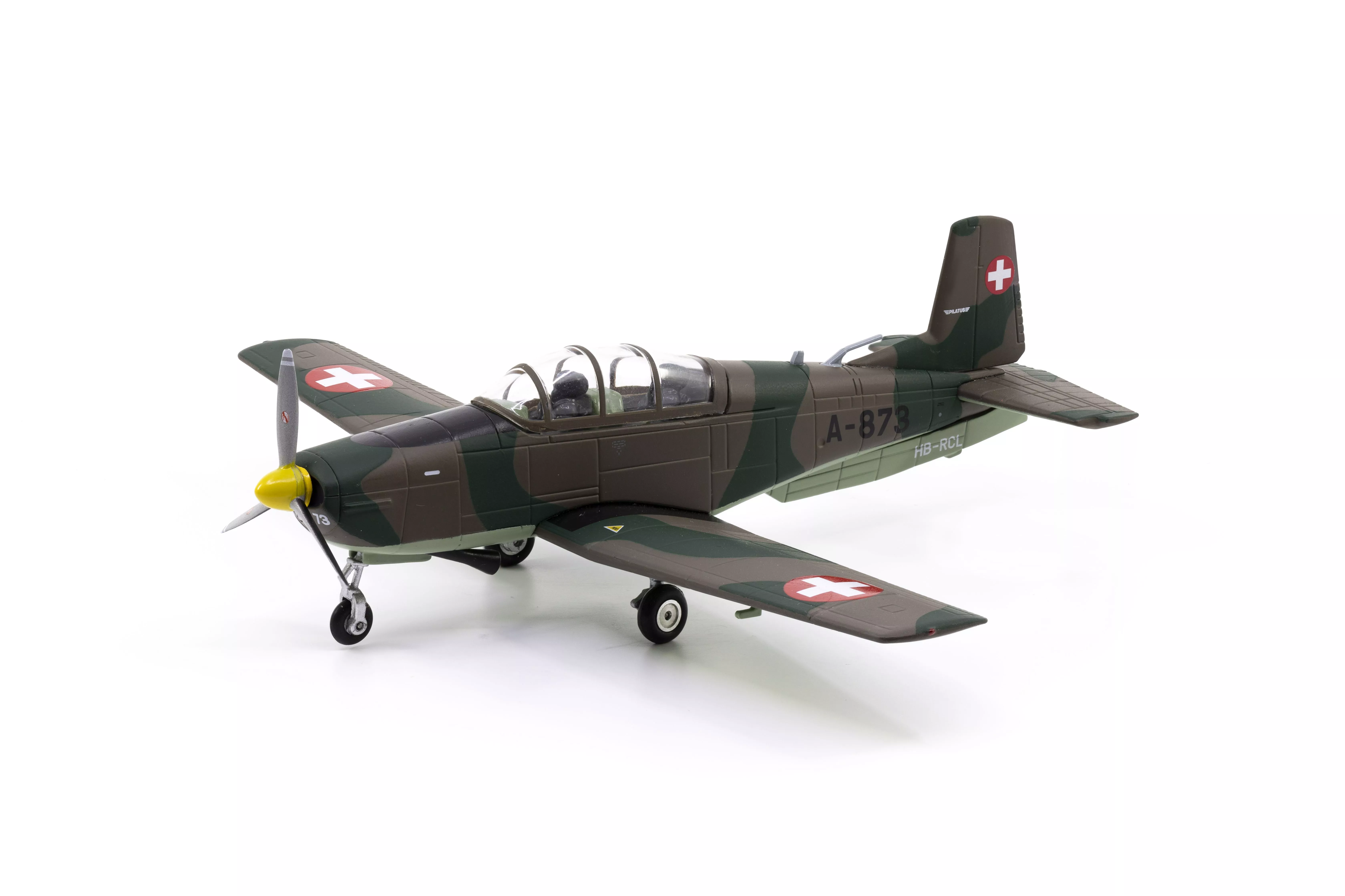 ACE 1302 1:72 Pilatus P-3 A-873 HB-RCL; avec camouflage et pied en métal