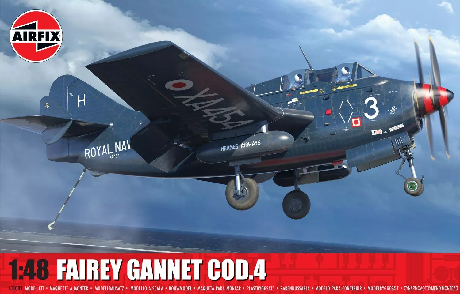 Airfix 11009 1:48  Fairey Gannet COD.4