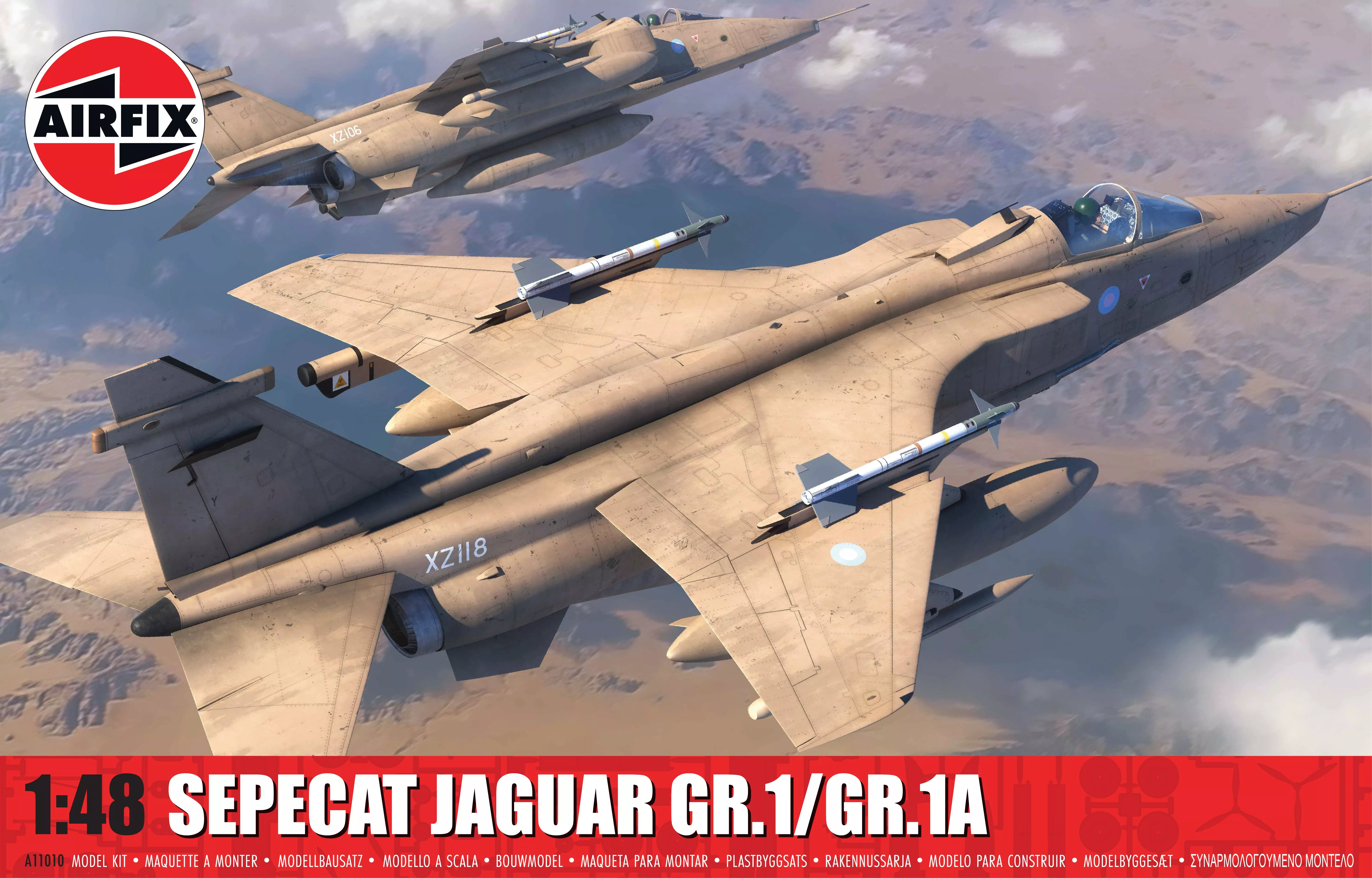 Airfix 11010 1:48  Sepecat Jguar GR.1-GR1A