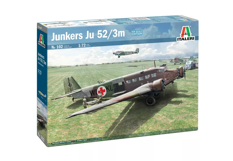 Italeri 102 1:72 Junkers Ju 52-3m