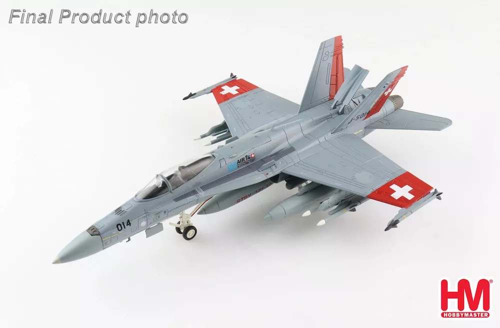Hobbymaster HA3572 1:72 F-A 18C Horne Swiss Air Force J-5014, 2014
