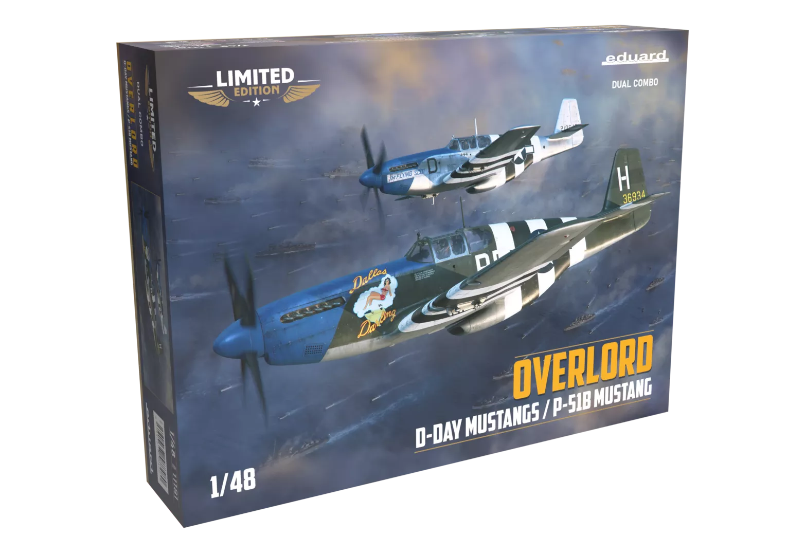 Eduard 11181 1/48 Overlord D-Day Mustang / P-51B Mustang Limited Dual Combo