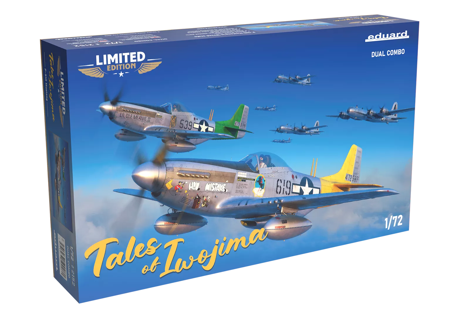 Eduard 2152 1/72 P-51D Mustang Tales of Iwojima Dual Combo
