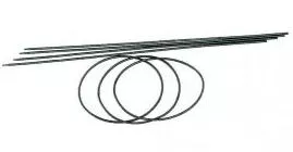 Wilesco 0820 Spirales de commande, 50 cm, diamètre 2 mm, 5 pièces