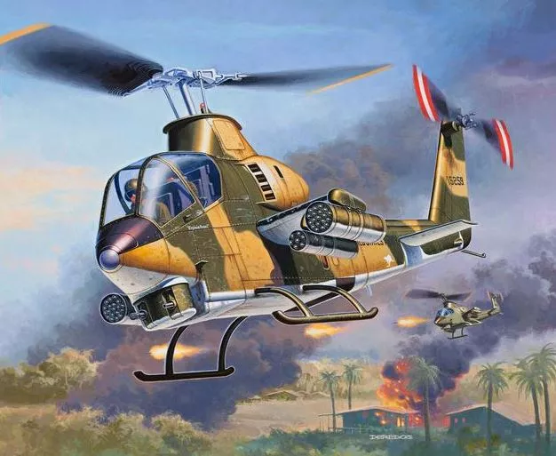 Revell 4954 1:100 Bell AH 1G Cobra niveau 3
