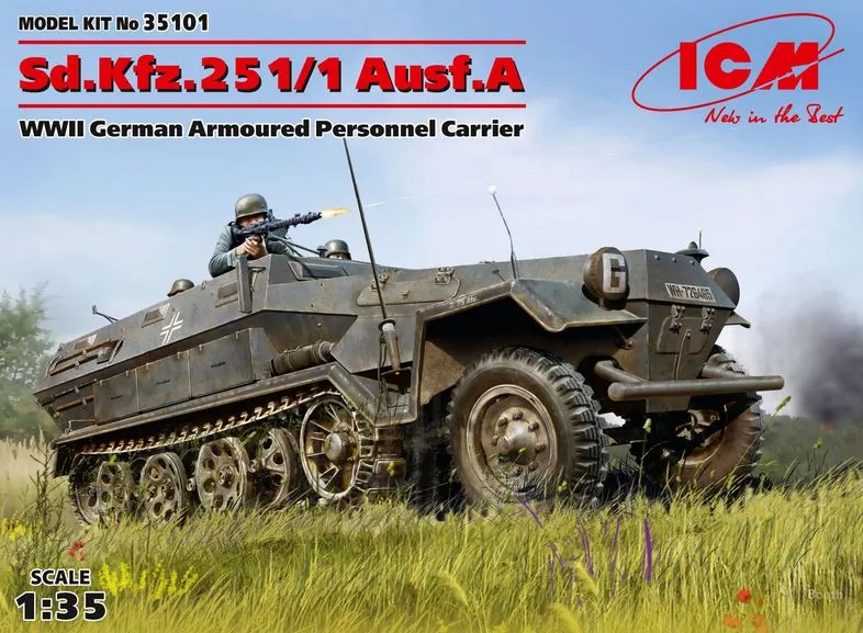 ICM 35101 1:35 Sd.Kfz.25 1-1 Ausf.A