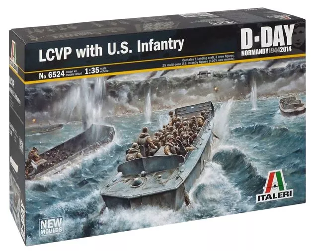 Italeri 6524 1:35 LCVP avec soldats D-Day