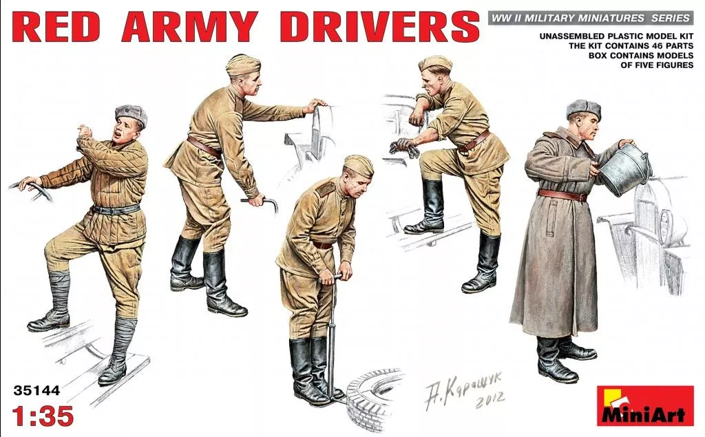 MiniArt 35144 1:35 red army drivers