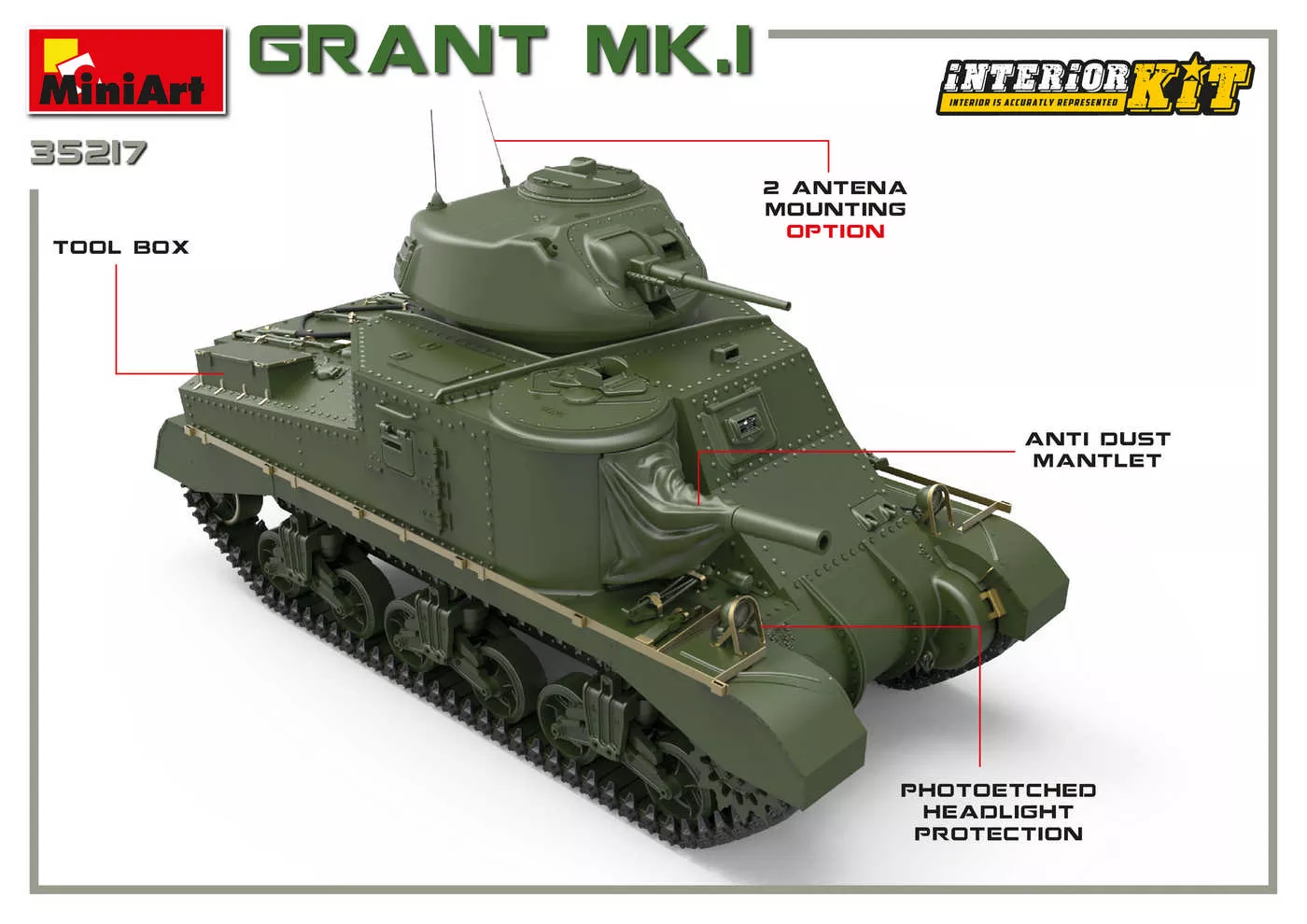 MiniArt 35217 1:35 Grant Mk.I