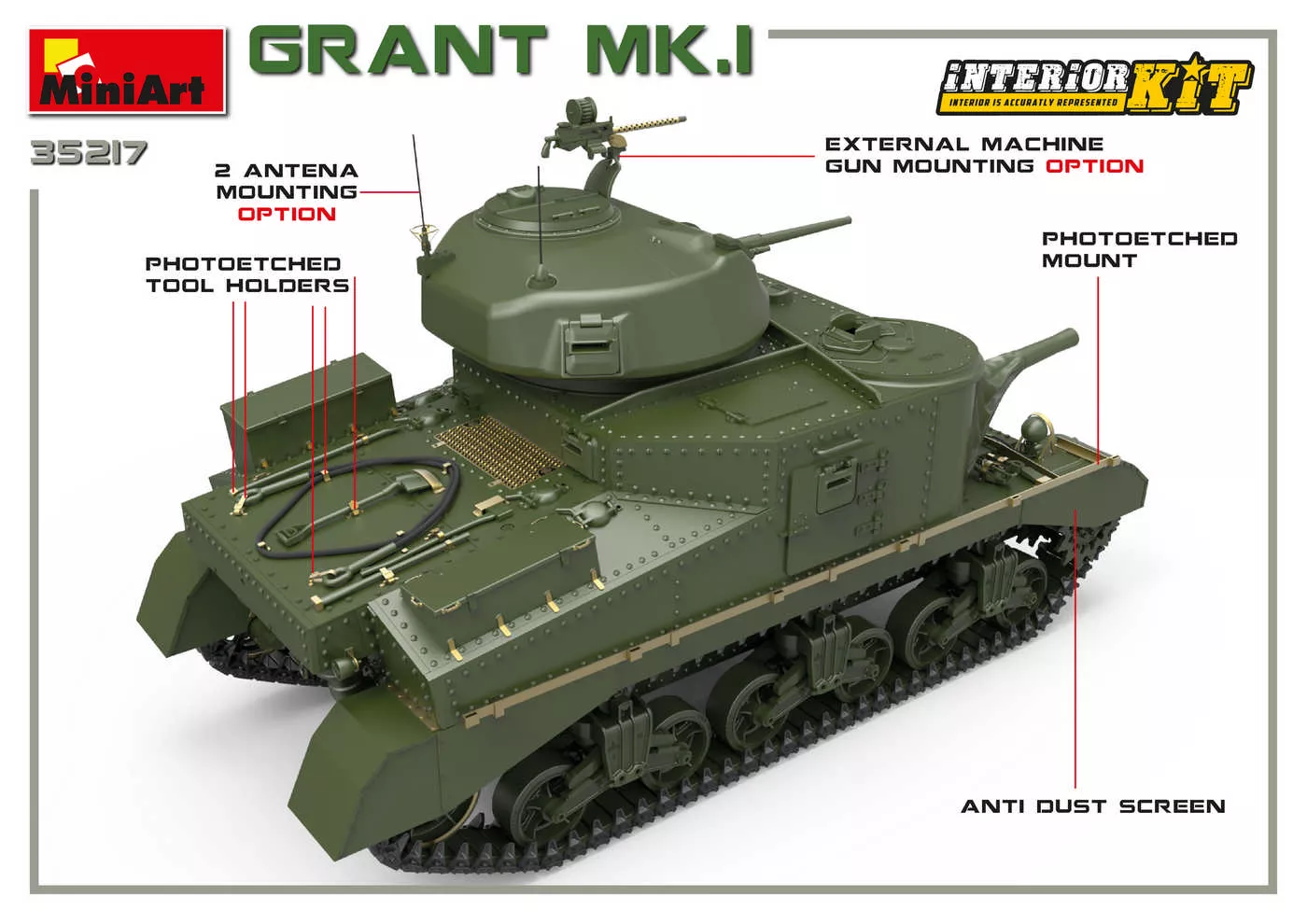 MiniArt 35217 1:35 Grant Mk.I