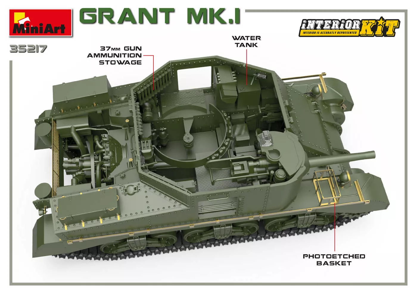 MiniArt 35217 1:35 Grant Mk.I