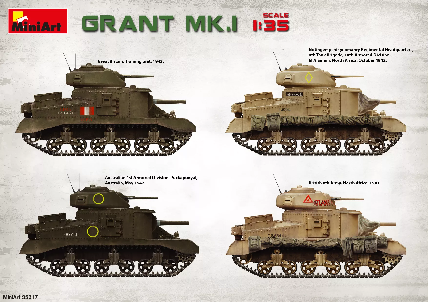 MiniArt 35217 1:35 Grant Mk.I