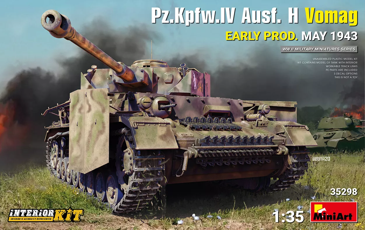 MiniArt 35298 1:35 Pz.Kpfw.IV Ausf. H Vomag early prod. may 1943