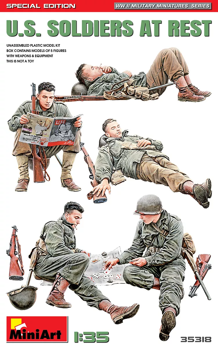 MiniArt 35318 1:35 U.S. soldiers at rest