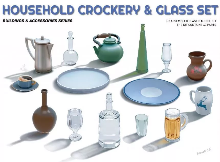 MiniArt 35559 1:35 vaissele et accessoires de table
