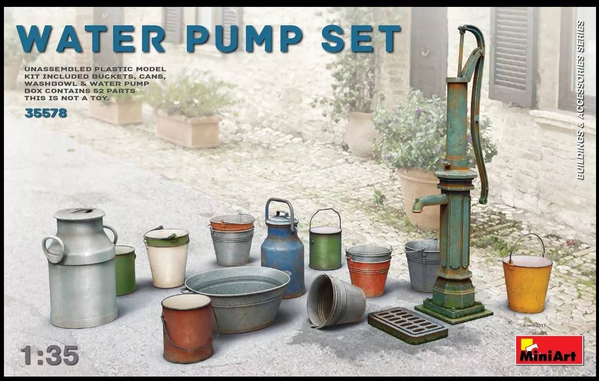 MiniArt 35578 1:35 pompe à eau et accessoires