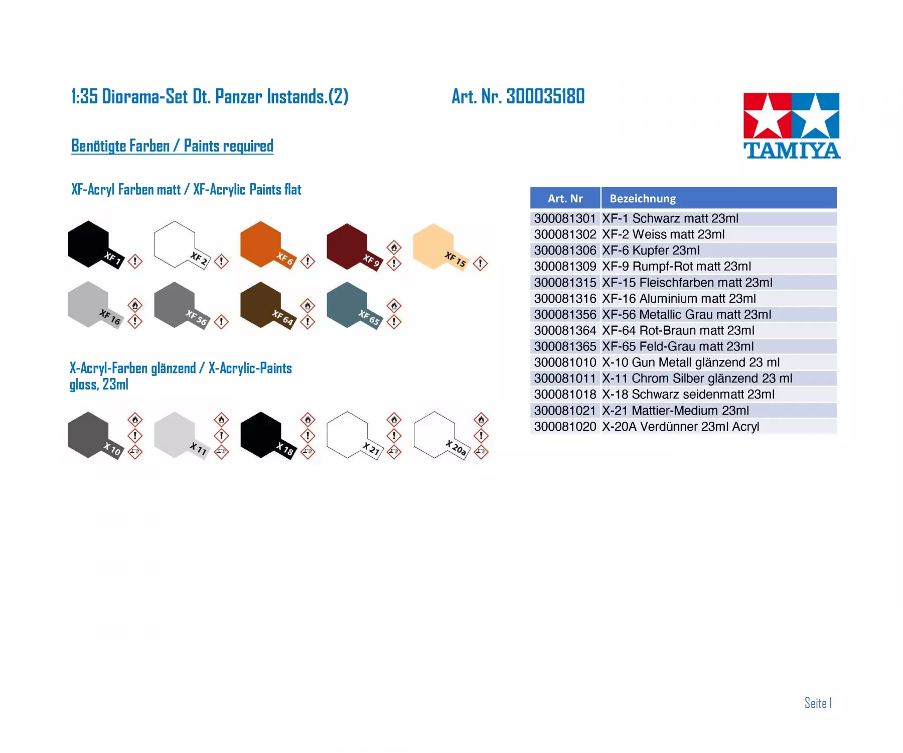 Tamiya 35180 1:35 mécanos allemands