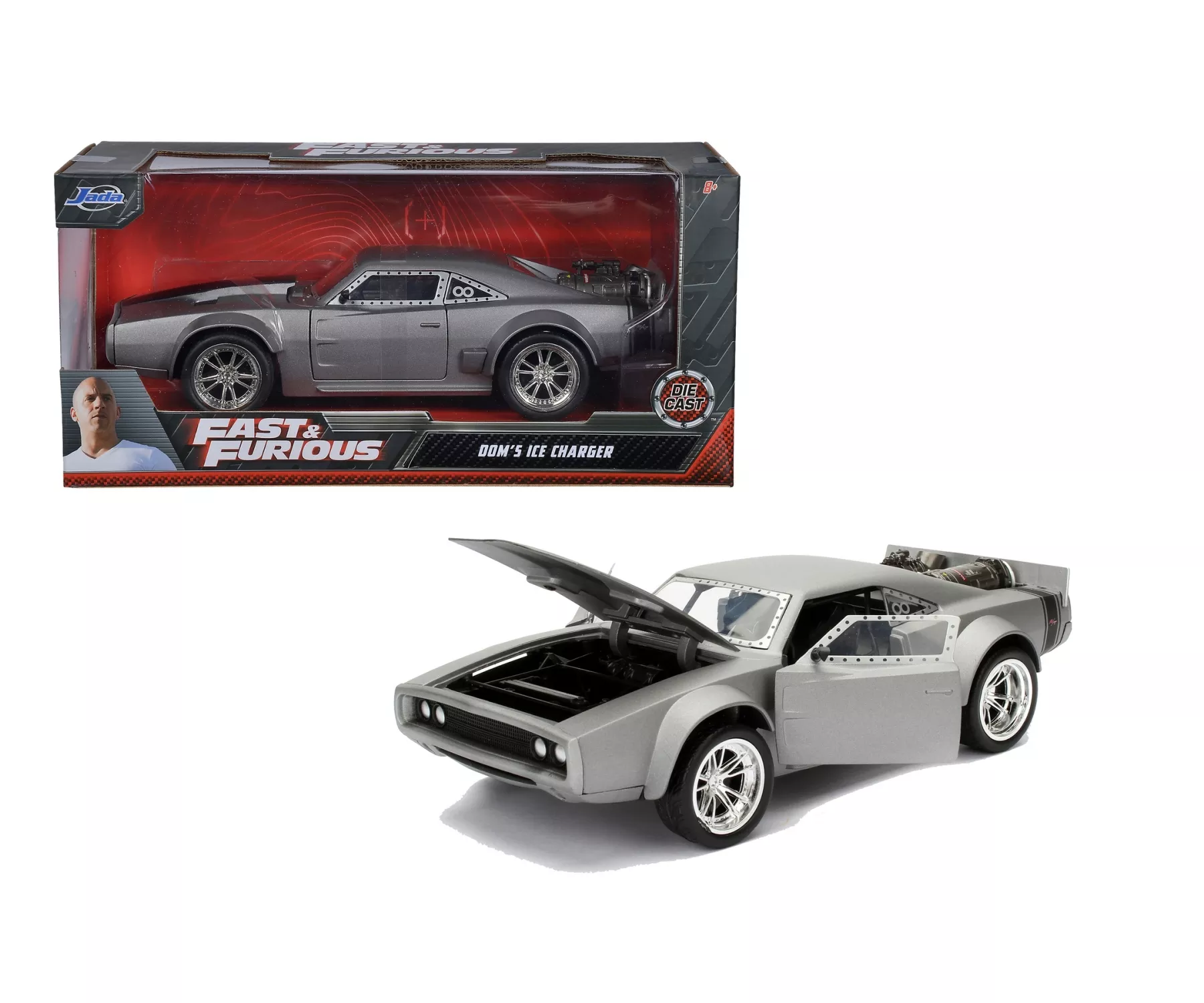 Jada 253203023 1:24 Fast & Furious FF8 Ice Charger
