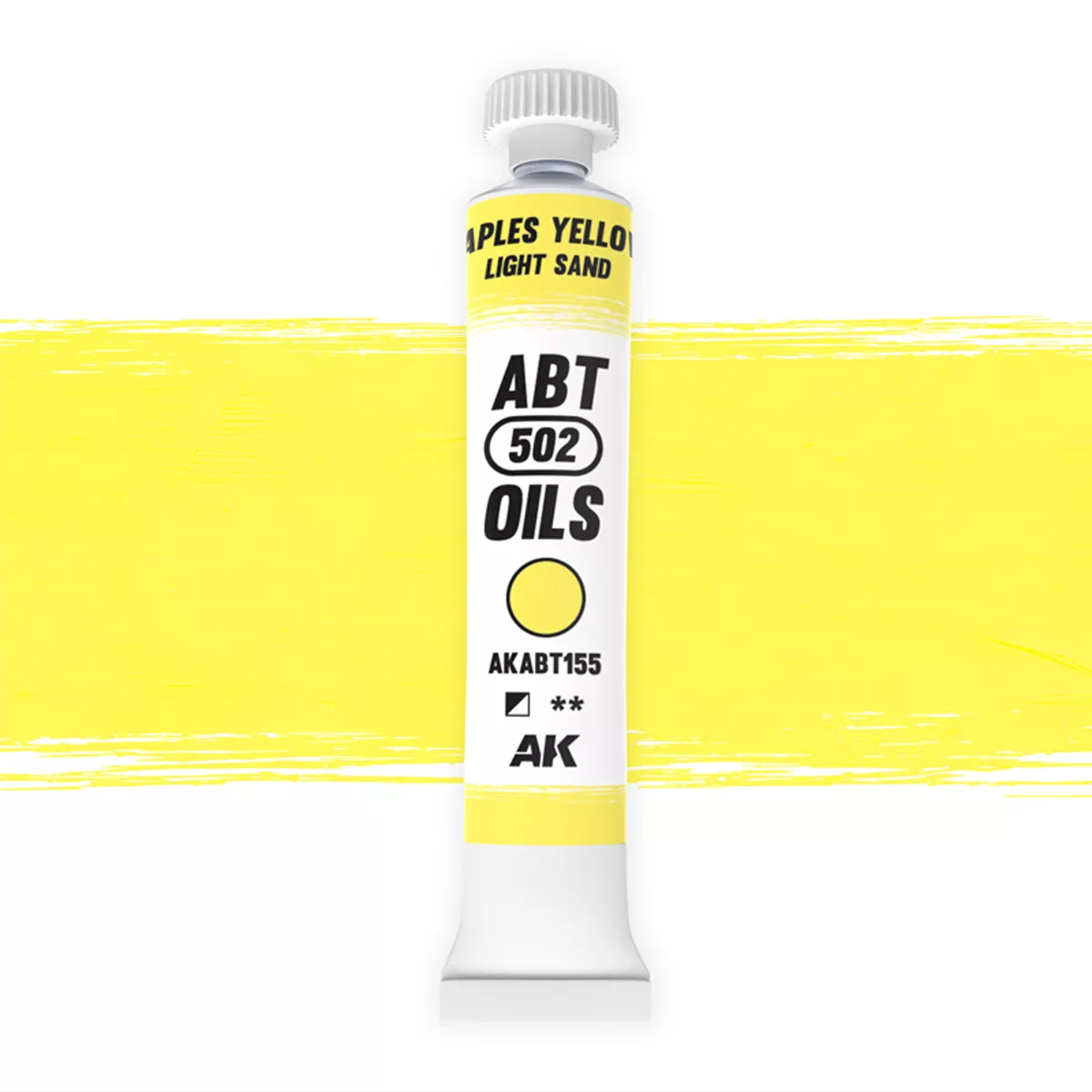 AK Interactive ABT502 Naples Yellow Oil 20ml