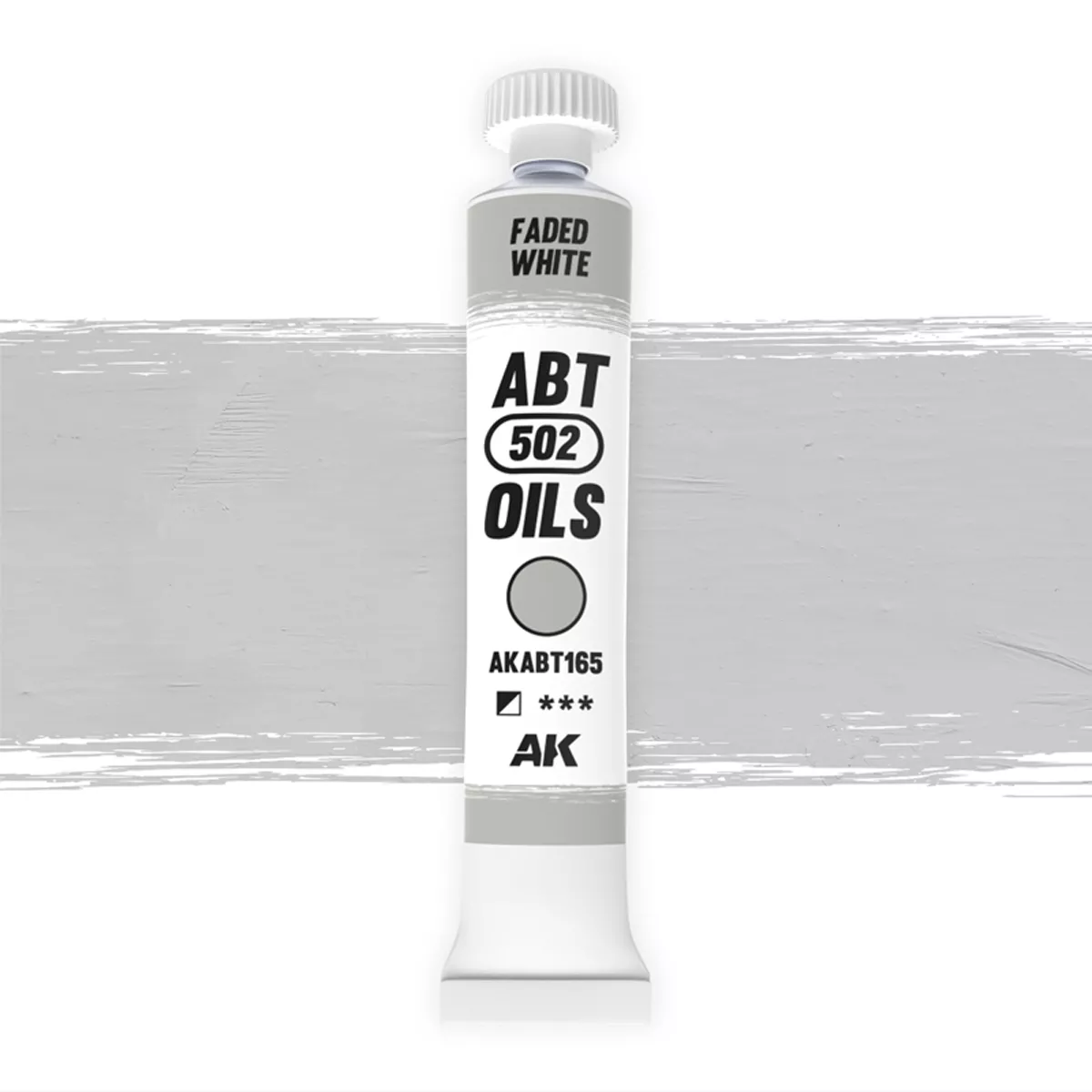 AK Interactive ABT502 Faded White Oil 20ml