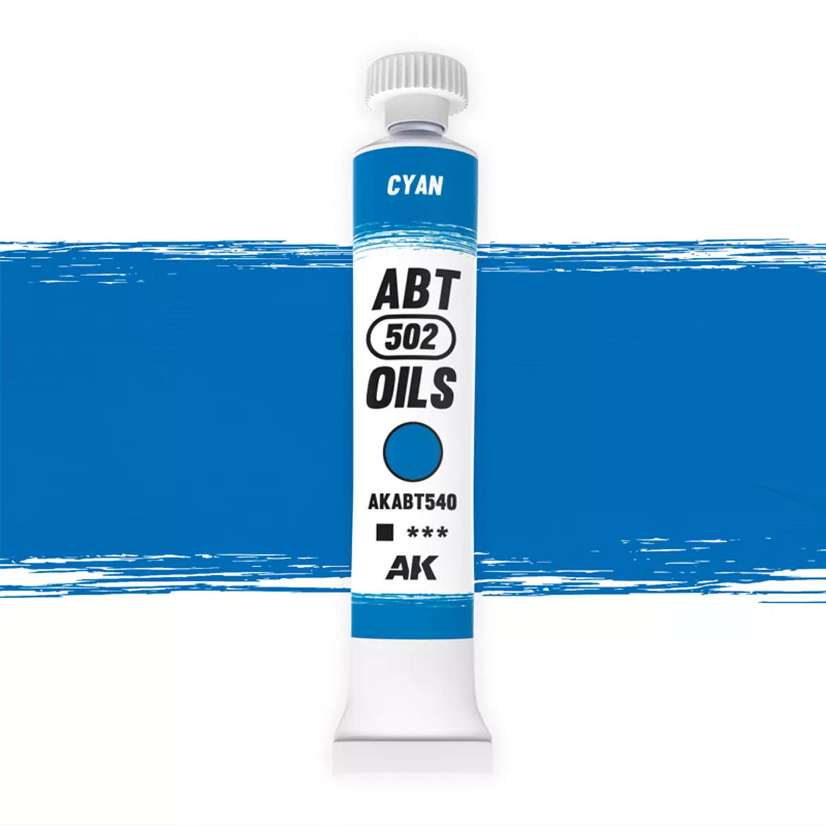 AK Interactive ABT502 Cyan Oil 20ml
