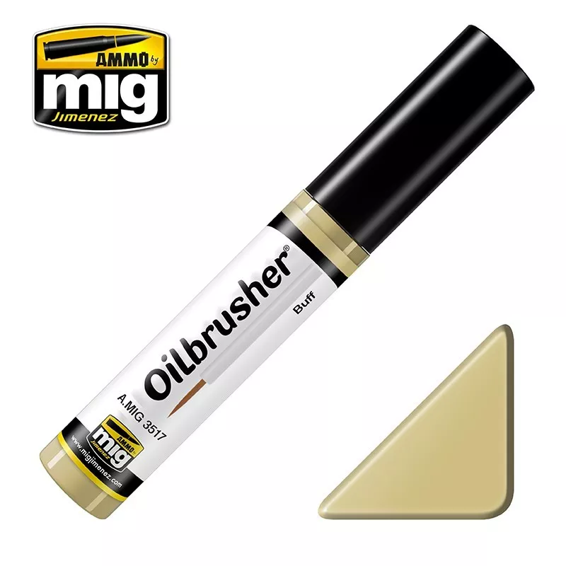 Ammo MIG Oilbrusher Buff 10mL