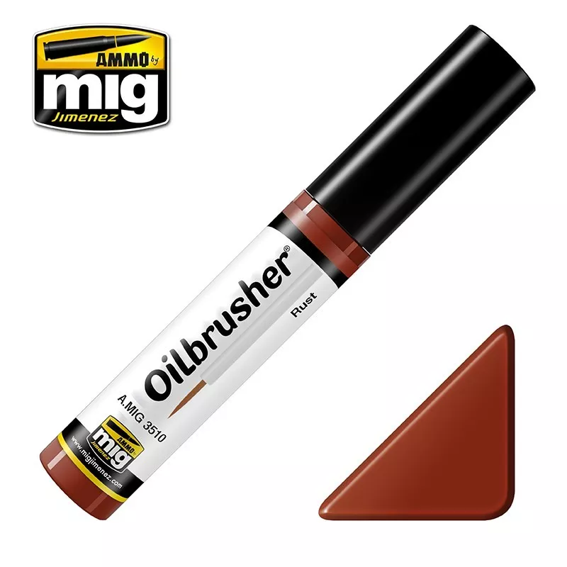 Ammo MIG Oilbrusher Rust 10mL