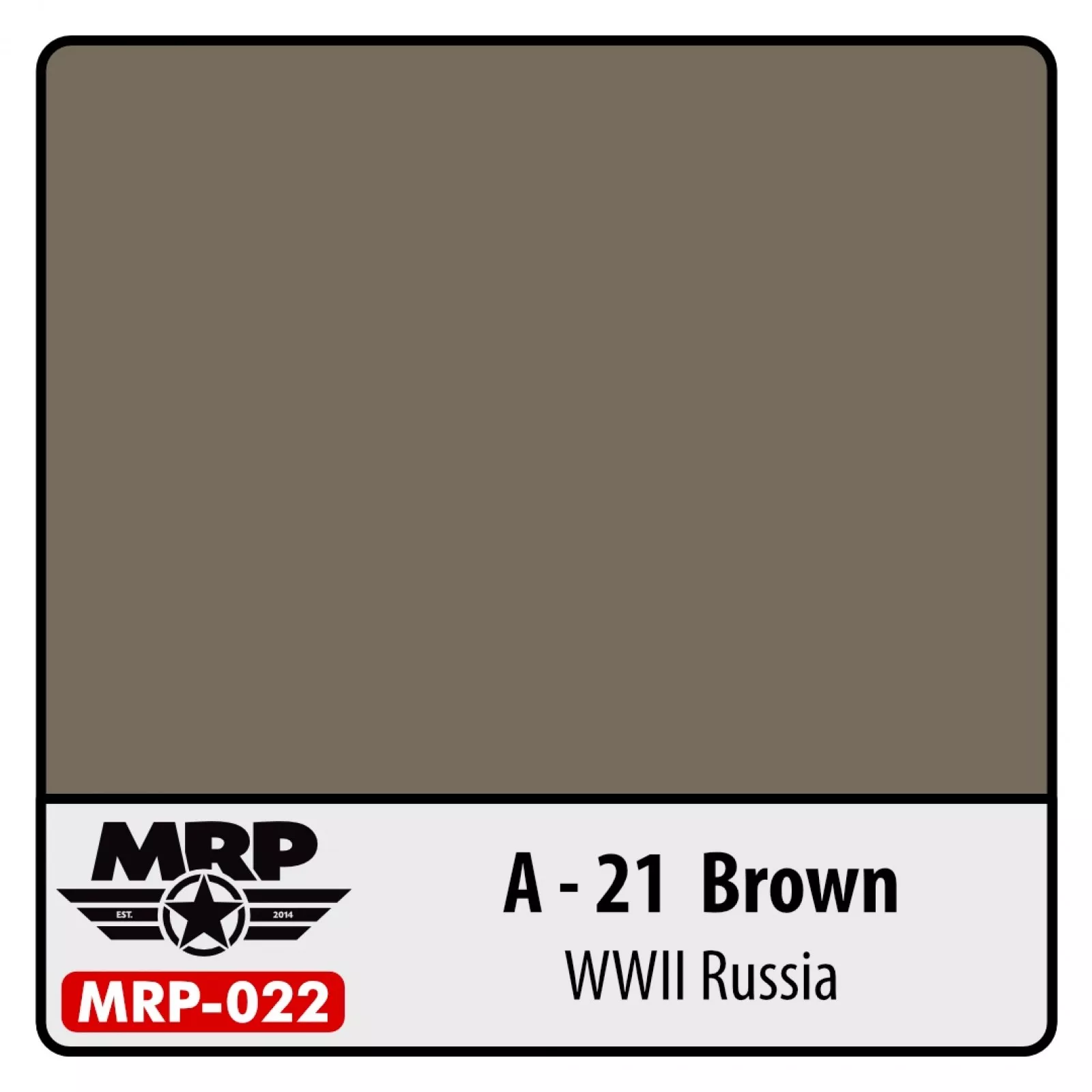MRP A-21 Brown WWII Russia 30ml