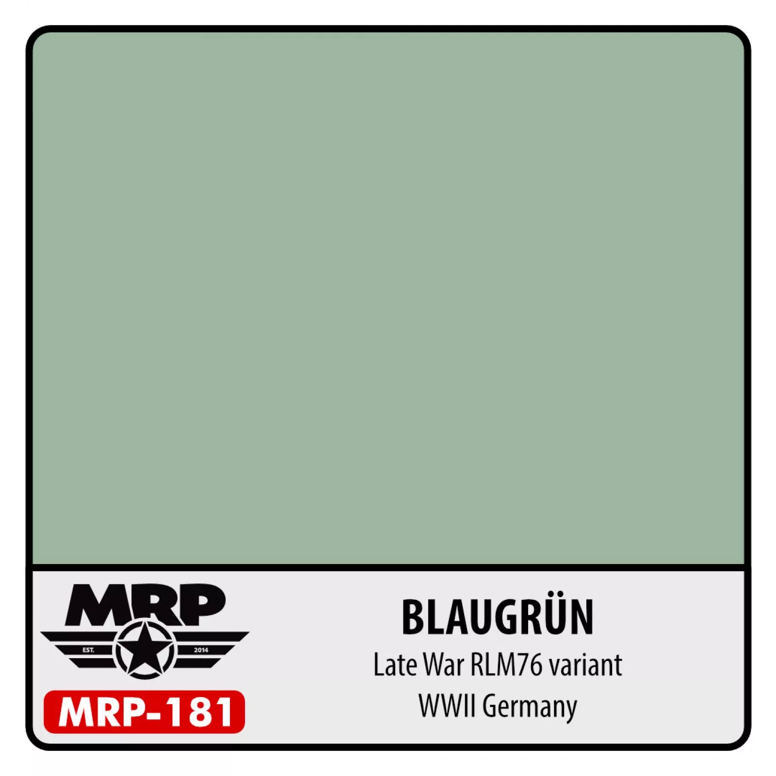 MRP Blaugrün Late WarRLM76 variant WWII Germany 30ml