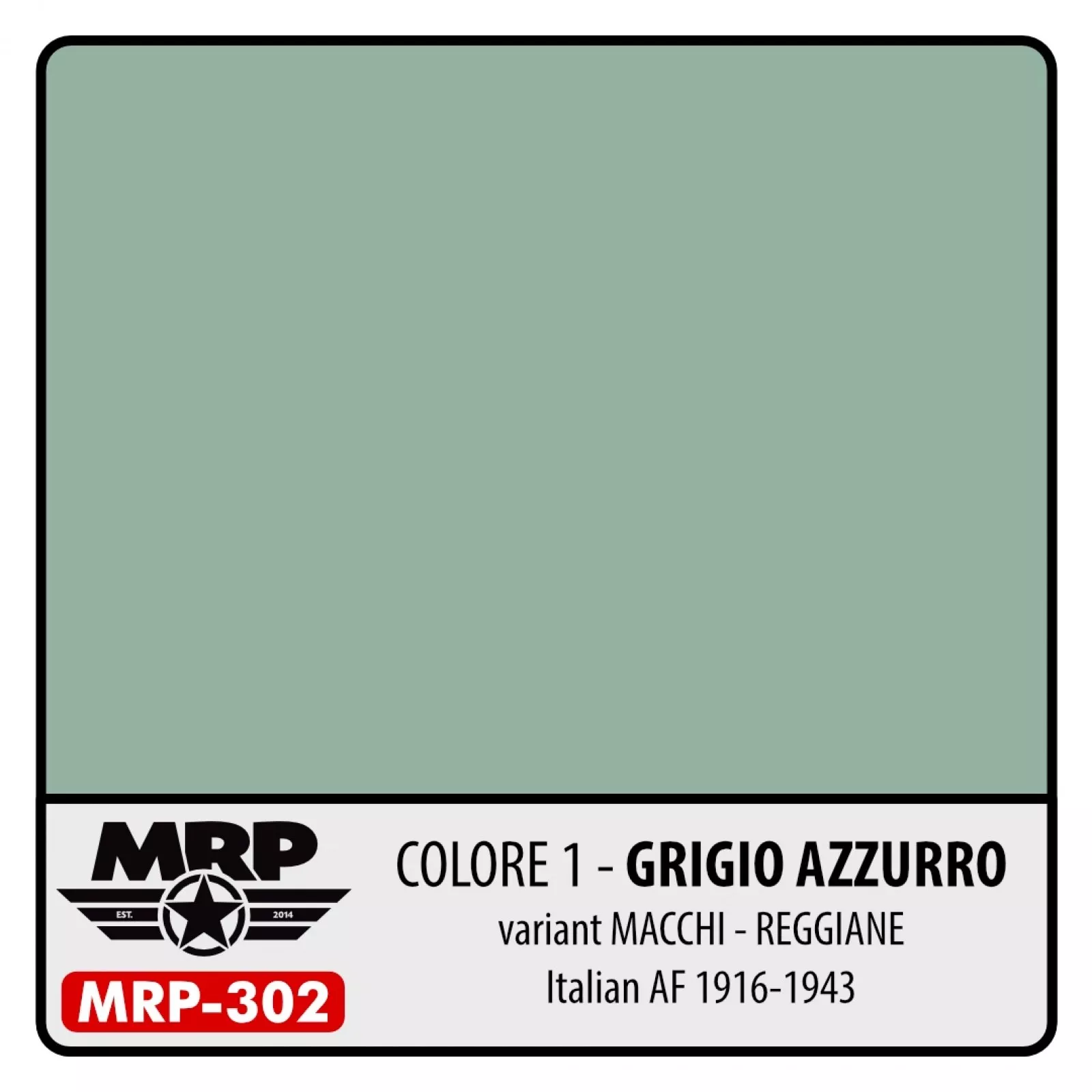 MRP Colore 1-Grigio Azzurro Variant MACCHI - REGGIANE  Italian AF 1916-1943 30ml