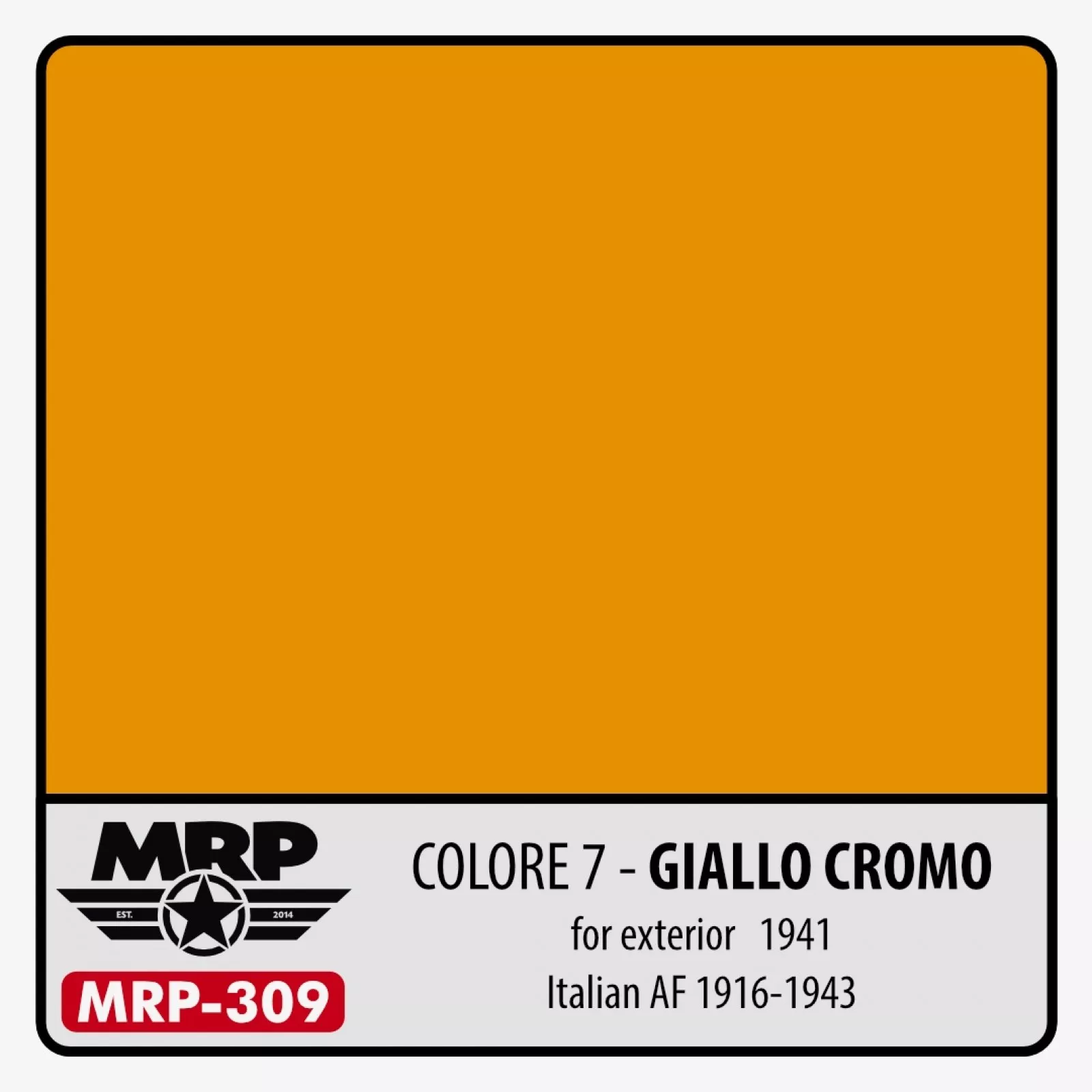 MRP Colore 7 - Giallo Cromo ext. 1941 Italian AF 1916 - 1943 30ml