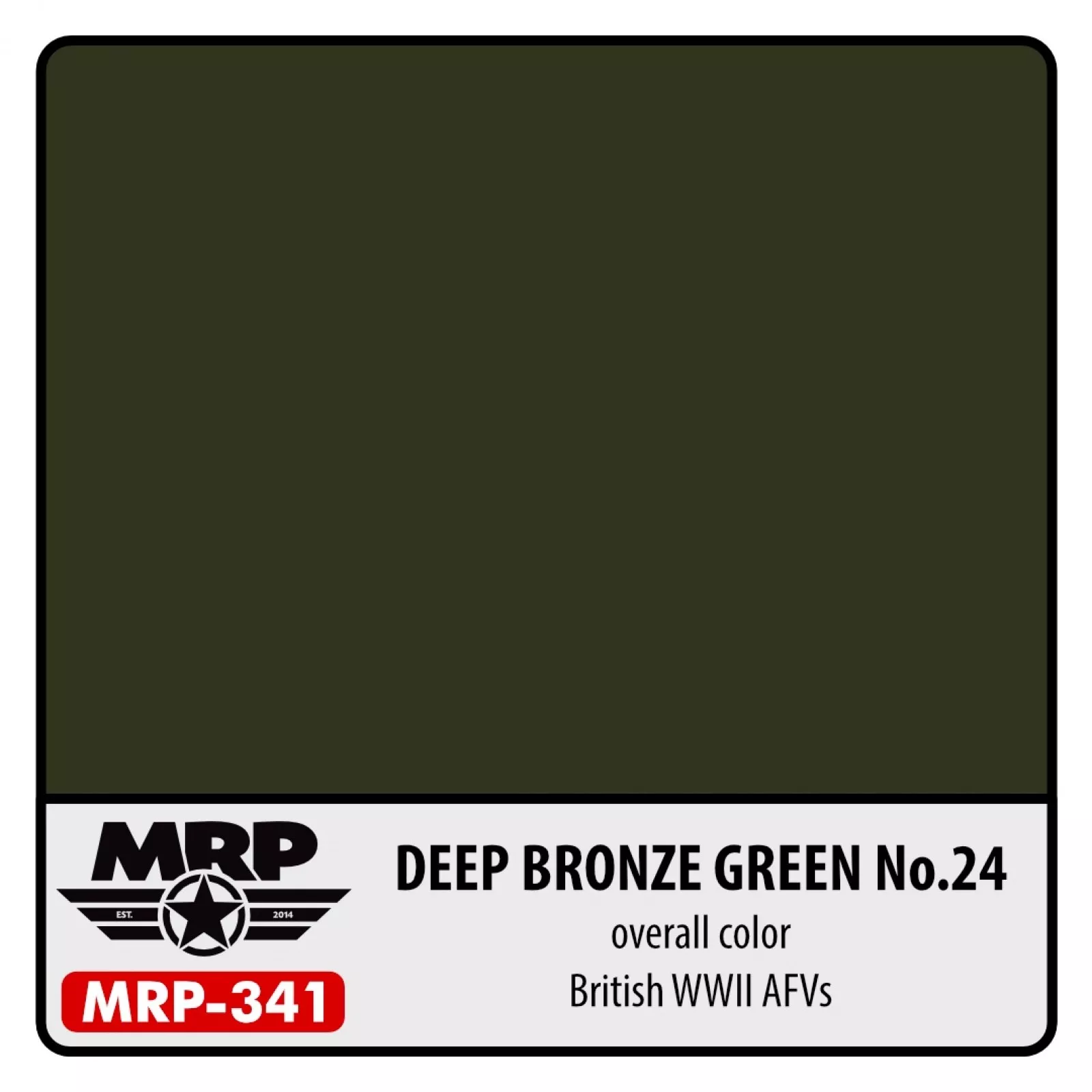 MRP Deep Bronze Green No.24 British WWII AFVs 30ml