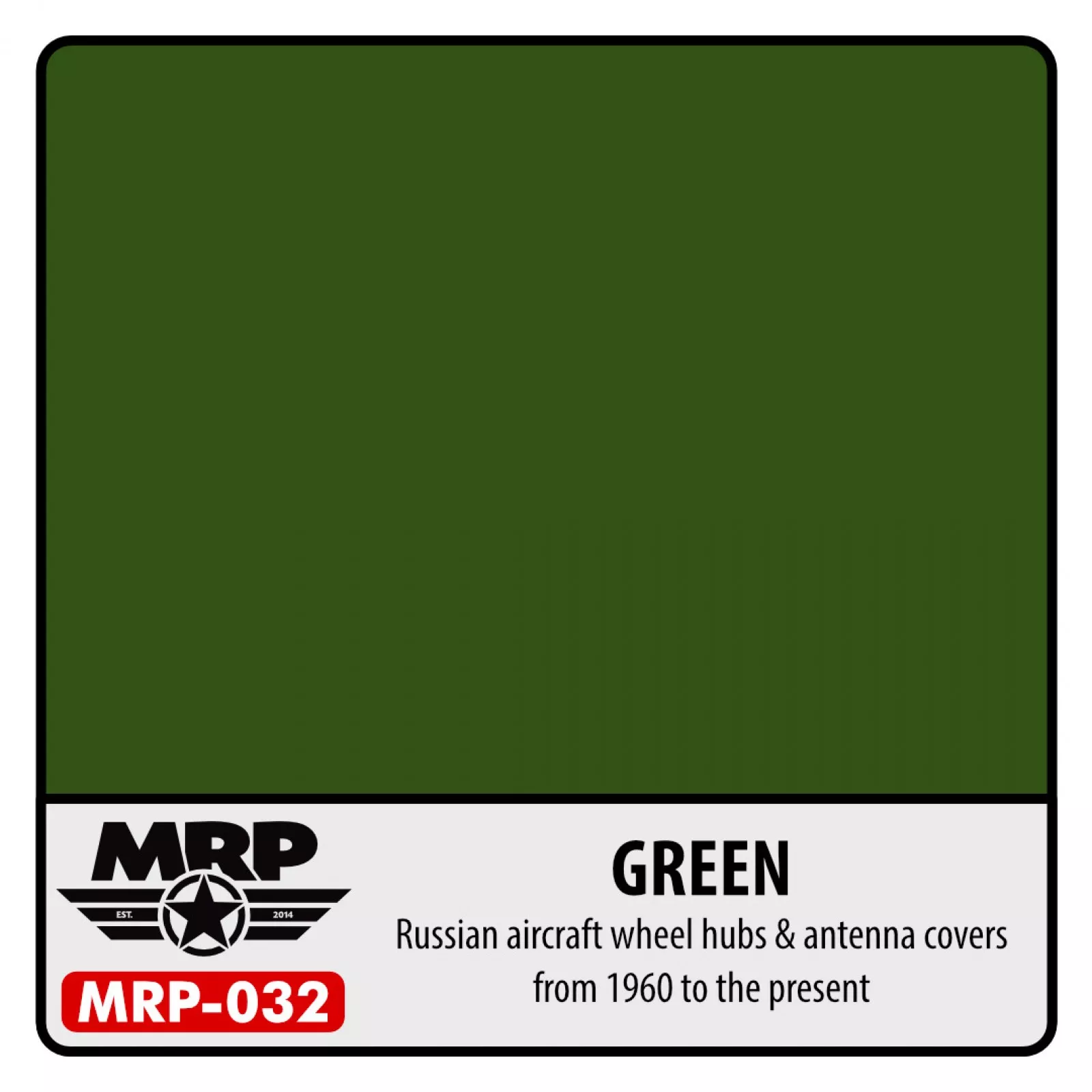 MRP Green Russian aircraft wheel hubs & antenna covers since 1960 30ml
