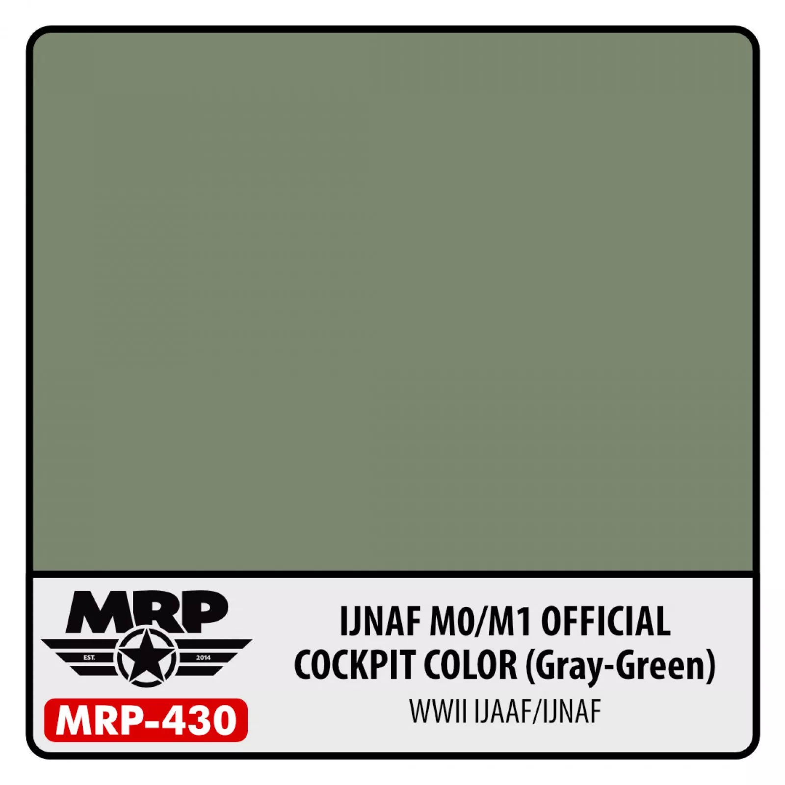MRP IJNAF MO/M1 Gray Green Offcial Cockpit Color WWII IJAAF/IJNAF 30ml