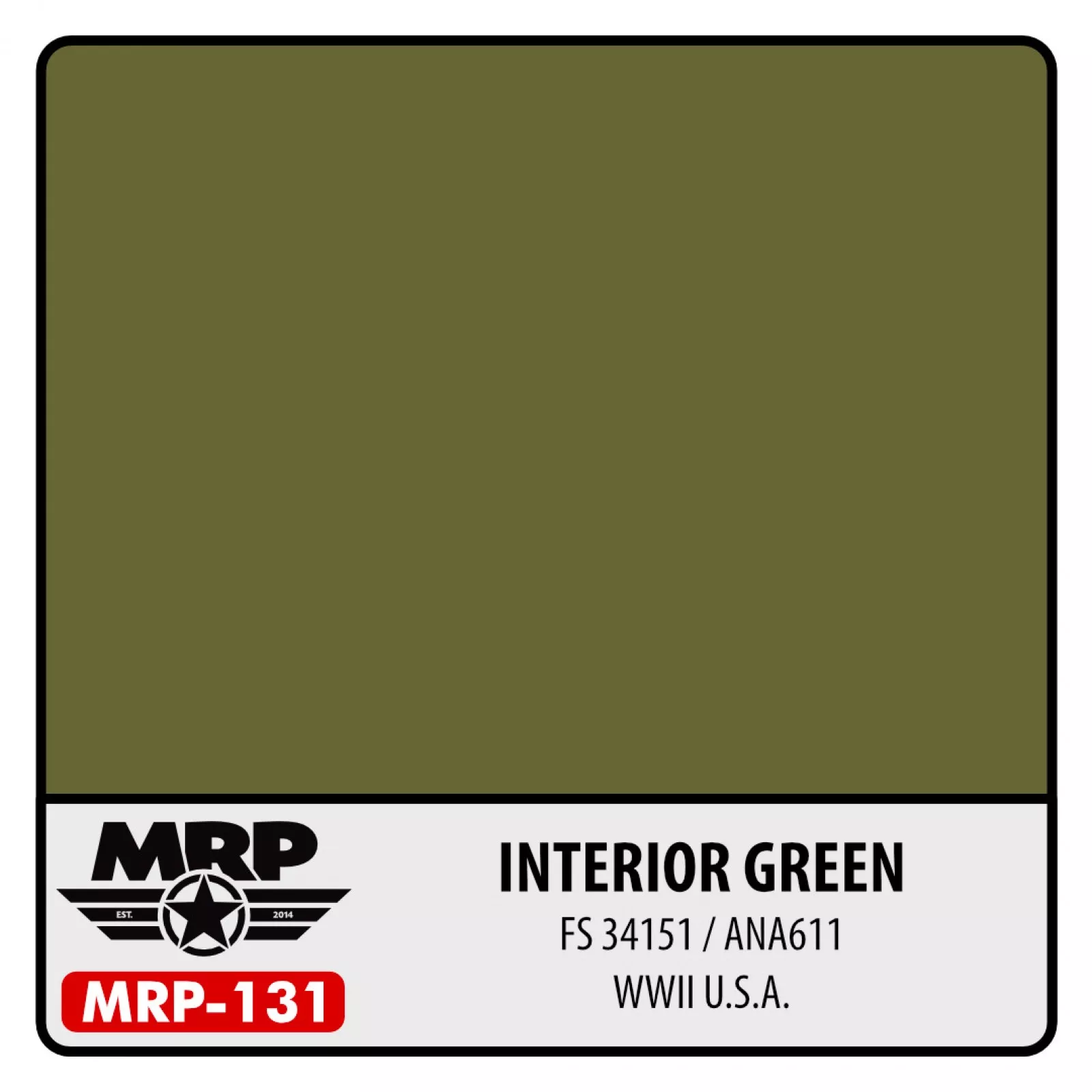 MRP Interior Green FS34151/ANA611 WWII USA 30ml