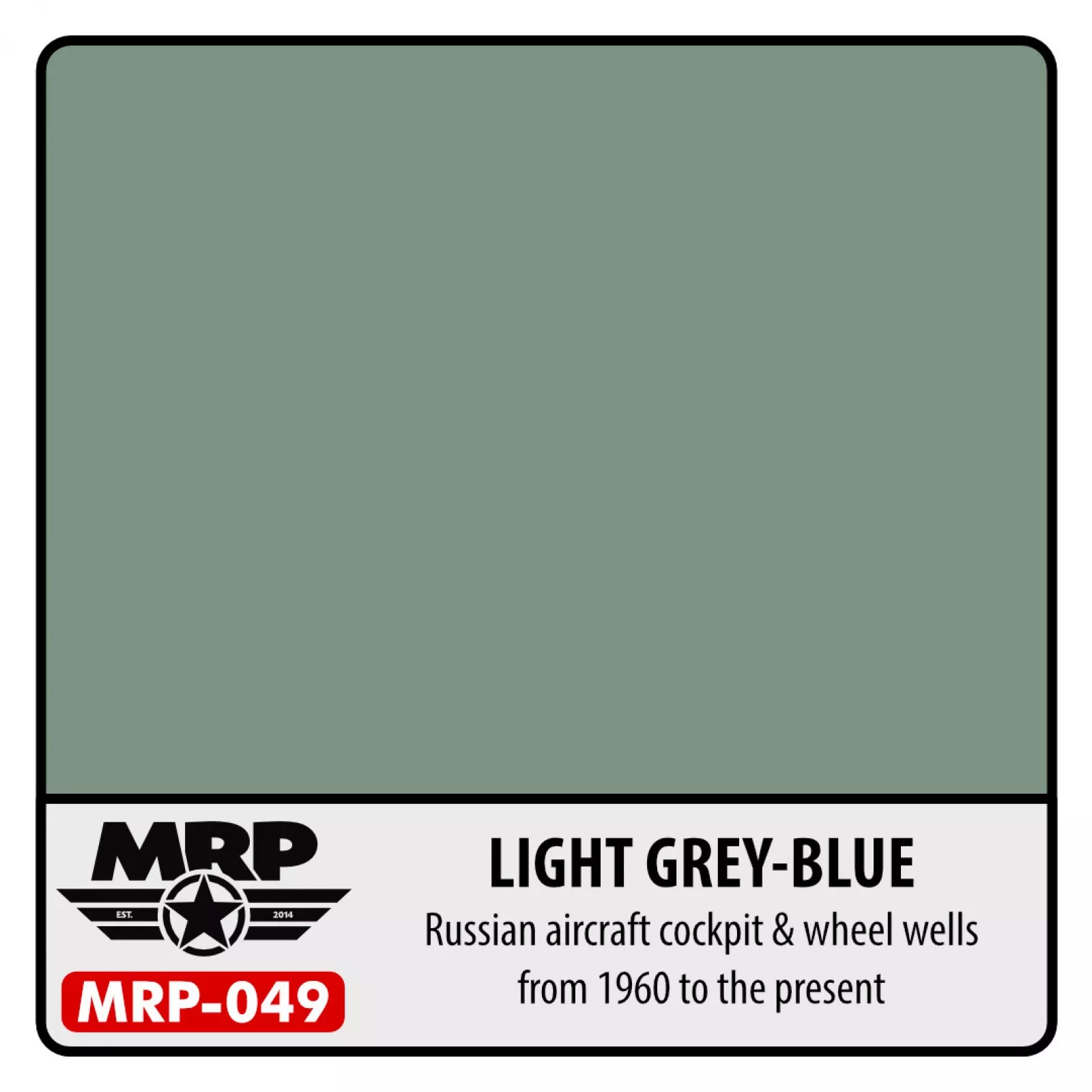 MRP Light Grey-Blue Russian cockpit & wheel wells from 1960 - the present 30ml