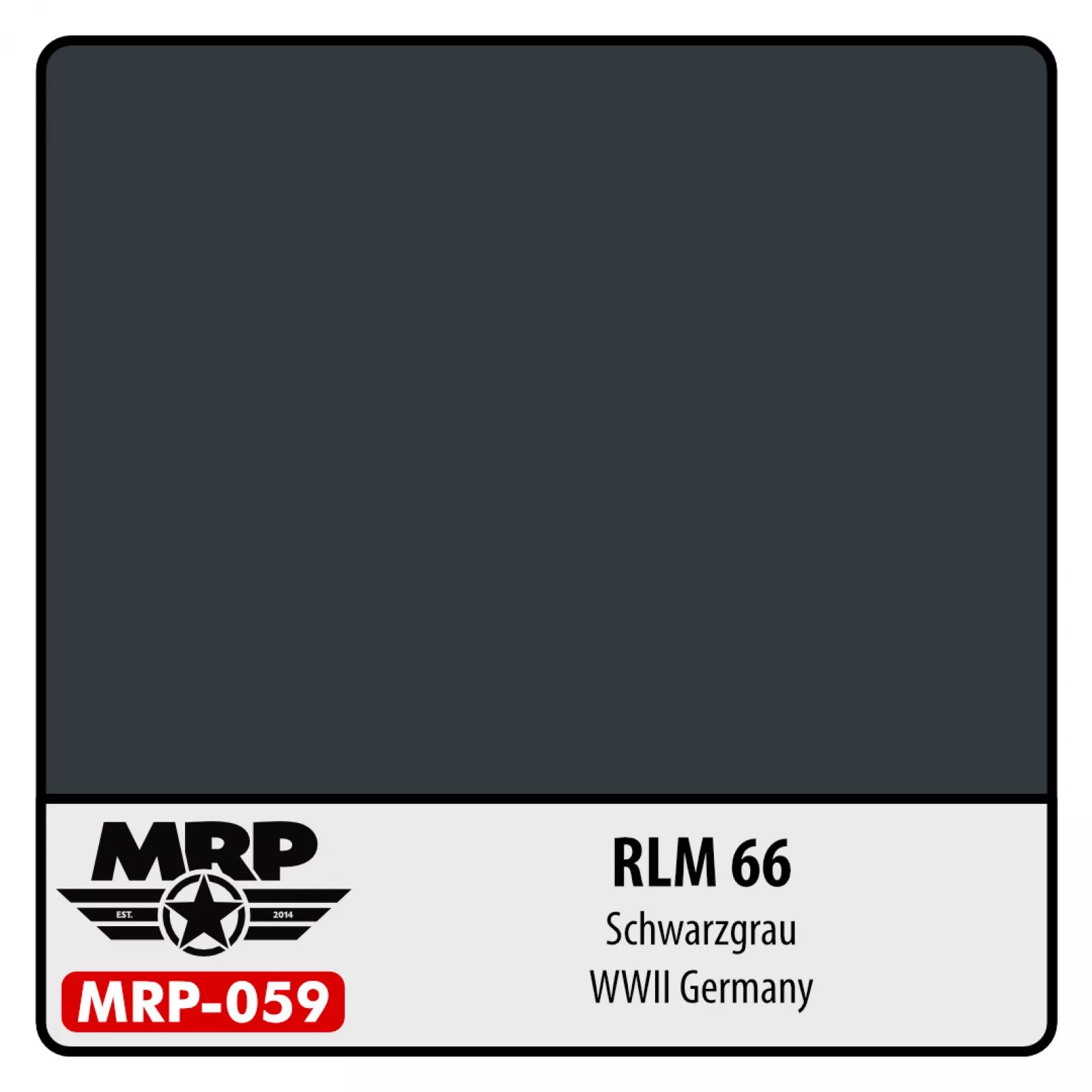 MRP RLM 66 Schwarzgrau WWII Germany 30ml