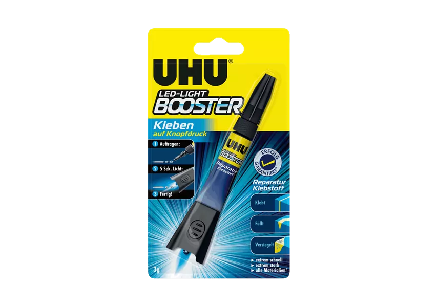 UHU 34760 colle de réparation ultra rapide et forte avec lumière à LED