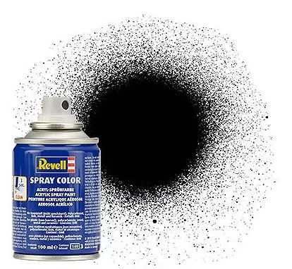 Revell 34302 noir matt spray acrylique 100 ml