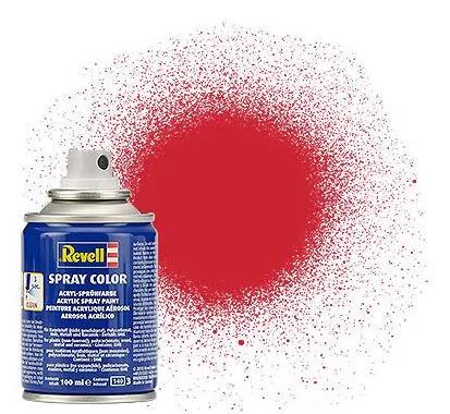 Revell 34330 rouge feu satiné spray acrylique 100 ml