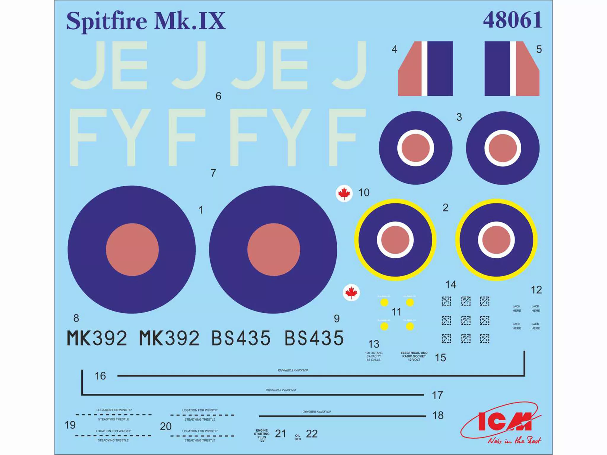 ICM 48061 1/48 Supermarine Spitfire Mk.IX