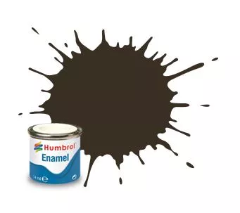 Humbrol 10 émail marron armée brillant 14 mL