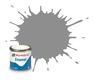 Humbrol 126 émail gris moyen US satiné 14 ml