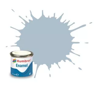 Humbrol 127 émail gris fantassib US satiné 14 ml