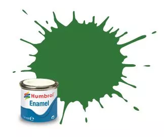 Humbrol 131 émail vert moyen satiné 14 mL
